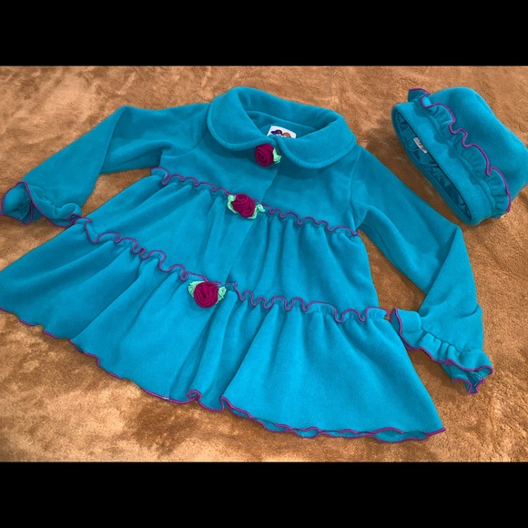 Lovely warm coat for your little girl - Picture 4 of 11